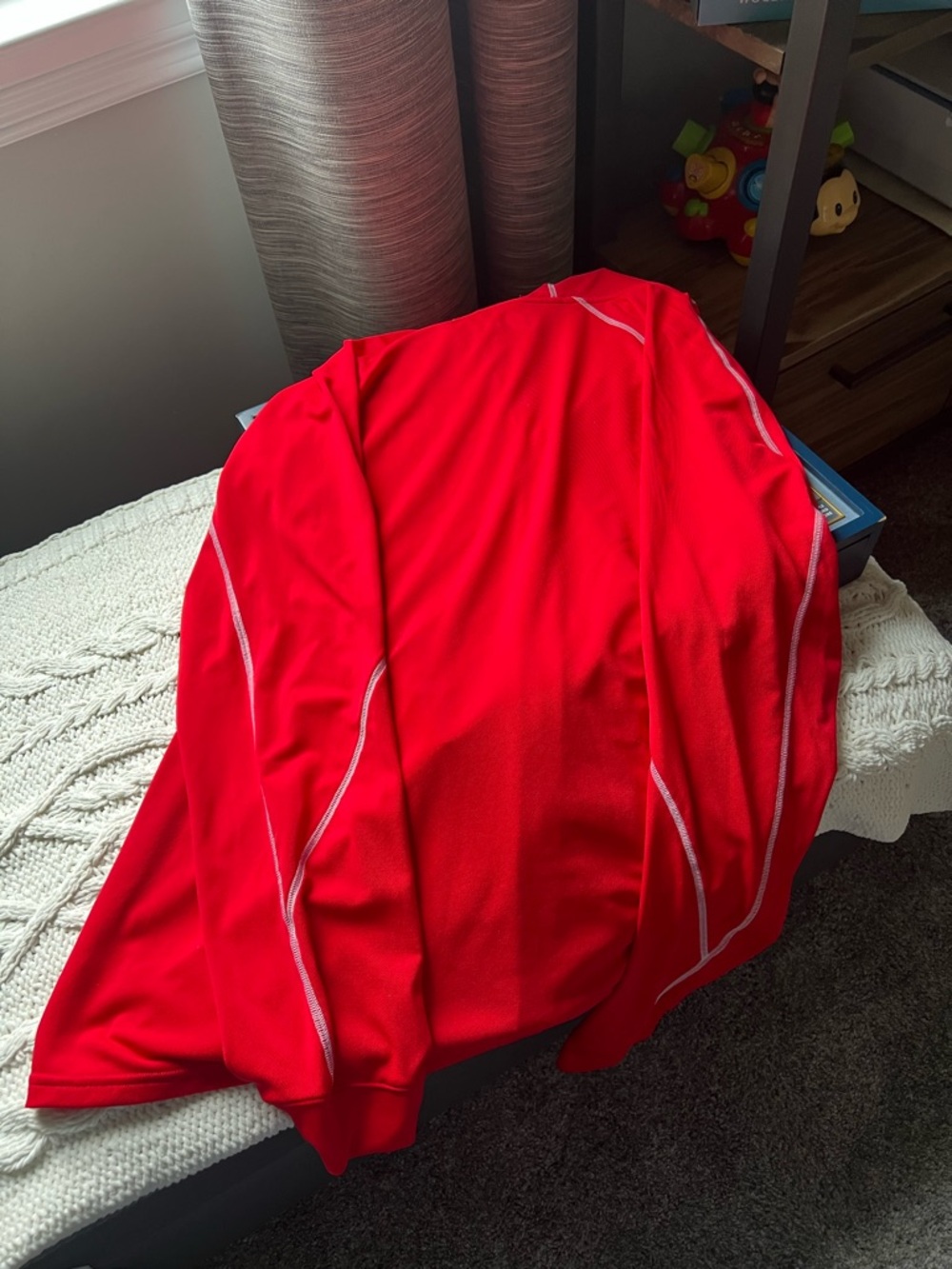 Under Armour Red Full-Zip Athletic Jacket mens size XL - Picture 8 of 11